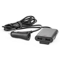 Automobilinio įkroviklio rinkinys A01986, 4 x USB Type-A, juoda