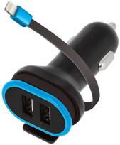 Automobilinis įkroviklis Forever CC-02, Apple Lightning/2 x USB