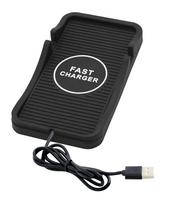 Automobilinis belaidis įkroviklis Compass, USB Type A, juoda, 15 W