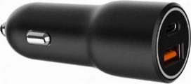 ikrovikliai type 2 - Automobilinis įkroviklis Gembird AC2PDQC38, USB Type C/USB Type A, juoda, 38 W - 1 nuotrauka