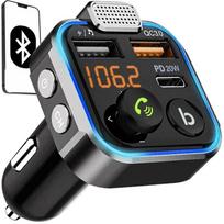 bluetooth transmiteris - Automobilinis įkroviklis Xtrobb 22355, USB Type-C, juoda - 1 nuotrauka