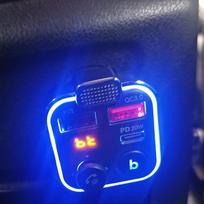 bluetooth transmiteris - Automobilinis įkroviklis Xtrobb 22355, USB Type-C, juoda - 3 nuotrauka