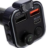 bluetooth transmiteris - Automobilinis įkroviklis Xtrobb 22355, USB Type-C, juoda - 8 nuotrauka