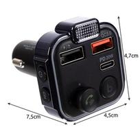 bluetooth transmiteris - Automobilinis įkroviklis Xtrobb 22355, USB Type-C, juoda - 10 nuotrauka