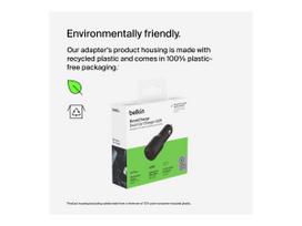 lighter - Automobilinis įkroviklis Belkin BoostCharge, USB Type C/1 x USB, juoda, 42 W - 9 nuotrauka