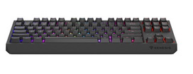 wireless mechanical keyboard - Genesis Thor 230 TKL, Mechaninė žaidimams, Belaidė, US, Juoda (Black) - 3 nuotrauka