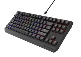 wireless mechanical keyboard - Genesis Thor 230 TKL, Mechaninė žaidimams, Belaidė, US, Juoda (Black) - 6 nuotrauka
