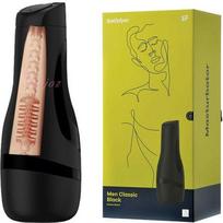 vyru rankine - Masturbatorius Satisfyer Men Classic (juodas) - 2 nuotrauka