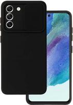 Topt Camshield Soft dėklas Samsung Galaxy S21 FE Juodas (Black)