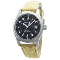 Hamilton Khaki Field H69439933 Mechaninis Vyriškas Laikrodis Juodas (Black)