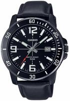 laikrodziu dezutes - Casio MTP-VD01BL-1B Juodas (Black) - 1 nuotrauka