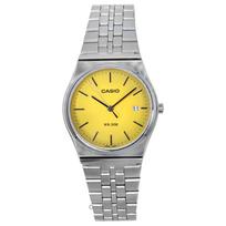 casio laikrodis silver - Casio MTP-B145D-9A Sidabrinis/Geltonas (Silver/Yellow) - 1 nuotrauka