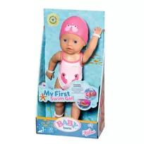 baby born leles - Zapf Creation Lėlė Baby Born My First Swim Girl 835302, 30 cm - 1 nuotrauka