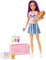 Lėlė Mattel Barbie Skipper Babysitters Sleepy Baby HJY33, 29 cm