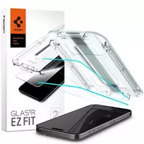 spigen glas.tr ez fit 2 pack - Spigen "Glas.tR EZ Fit" Grūdintas stiklas Apple iPhone 15 Pro - 2 vnt. Skaidrus (Clear) - 1 nuotrauka