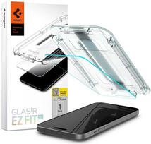 Spigen "GLAS.tR EZ Fit" Apsauginis stiklas Apple iPhone 15 Plus - Skaidrus (Clear)