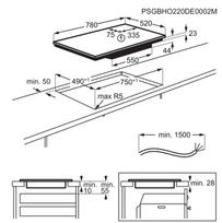 indukcine 80 cm - AEG TI84IB10IZ - 2 nuotrauka