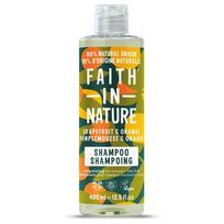 400 - FAITH IN NATURE Grapefruit & Orange šampūnas visų tipų plaukams, 400 ml - 1 nuotrauka