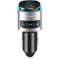 4smarts 456201 FM-Transmitter Zigarettenanzünder Schwarz - Silber (456201)