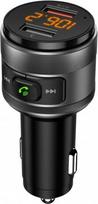fm moduliatorius bluetooth - ART FM transmitter FM-57, juodas (Black) - 2 nuotrauka