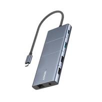 usb c laidas 4k - Anker 565 USB-C Hub (11-in-1) A83880A1 Pilkas (Gray) - 1 nuotrauka