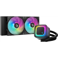 r ventiliatorius - Deepcool LE240 V2 Skystas Aušintuvas 12 cm Juodas (Black) - 1 nuotrauka