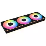 ausintuvas lian li - Lian Li UNI FAN CL Belaidis Ventiliatorius 120 mm Juodas (Black) 3 vnt. - 1 nuotrauka