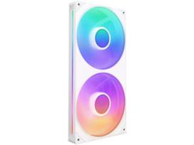 nzxt ventiliatoriai - NZXT F280 RGB CORE 280 mm Ventiliatorius Baltas (White) - 1 nuotrauka