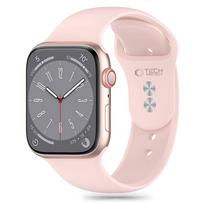 watch 10 - Tech-Protect silikoninis dirželis Apple Watch 3/4/5/6/7/8/9/SE (38/40/41 mm), šviesiai rožinis (Light pink) - 1 nuotrauka