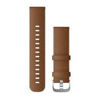Garmin 22mm Greitai atsegamas odinis dirželis, Rudas (Brown)