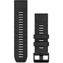 apyranke band - Garmin QuickFit 26 silikoninė laikrodžio apyrankė, juoda (Black) - 1 nuotrauka