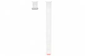 samsung watch7 - Samsung Galaxy Watch7 Fabric Band (S/M), Rožinė/Balta (Pink/White) - 2 nuotrauka