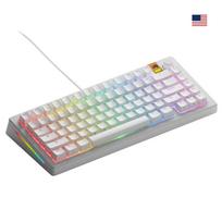 he klaviatura - Glorious GMMK 3 HE 75% Prebuilt Klaviatūra Žaidimams, Balta (White) - 2 nuotrauka