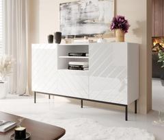 Komoda Cama Meble ABETO, 150x42x90 cm, balta (White)
