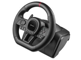 switch vairai - Tracer SimRacer Vairas su Pedalais 6in1 (PC/PS4/PS3/Xone/X360/SWITCH) Juodas (Black) - 4 nuotrauka