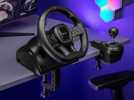 switch vairai - Tracer SimRacer Vairas su Pedalais 6in1 (PC/PS4/PS3/Xone/X360/SWITCH) Juodas (Black) - 8 nuotrauka