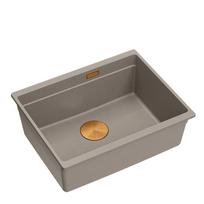 plieno plautuve - Virtuvinė plautuvė Quadron Logan 100, granitas, 59 cm x 45 cm x 21.5 cm - 2 nuotrauka