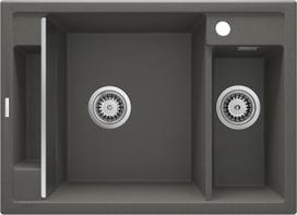 Virtuvinė plautuvė Deante Magnetic ZRM T503, granitas, 69 cm x 50 cm x 20.5 cm