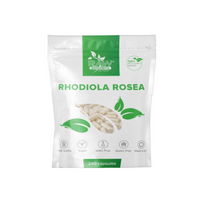 RAW POWDERS RHODIOLA ROSEA, 240 kapsulių