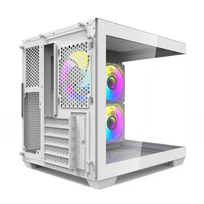 atx m - Darkflash C275P M-ATX, Baltas - 4 nuotrauka