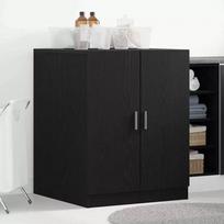 vidaXL Skalbimo mašinos spintelė Juoda (Black), 70,5 x 71,5 x 91,5 cm