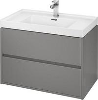 Pakabinama vonios spintelė Cersanit Crea, 80 cm, pilka (Grey)
