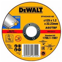 DeWalt Pjovimo diskas DT42340Z-QZ, 125x1,2x22,23 mm, Nerūdijantis plienas (Stainless steel)