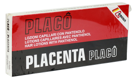 ampules plaukams - Placentos ampulės skatinančios plaukų augimą Placenta Placo, 12x10ml - 1 nuotrauka