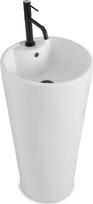 REA Blanka, laisvai pastatomas keramikinis praustuvas, baltas (White)