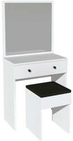 Kalune Design Kosmetinis staliukas Felix, baltas (White)