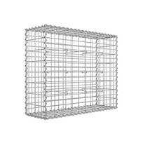 metalines tinklas - Songmics Gabionas GGB183, sidabrinės spalvos (Silver), 100 x 80 x 30 cm - 1 nuotrauka