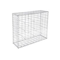 metalines tinklas - Songmics Gabionas GGB183, sidabrinės spalvos (Silver), 100 x 80 x 30 cm - 2 nuotrauka