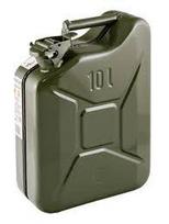 Vigor 6603761, Metalinis benzino kanistras, 10 l, žalias (Green)