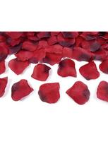 kaledinis dekoracijos - Kalėdiniai dekoratyviniai rožių žiedlapiai PARTY DECO, raudoni (RED), 100 vnt. - 2 nuotrauka